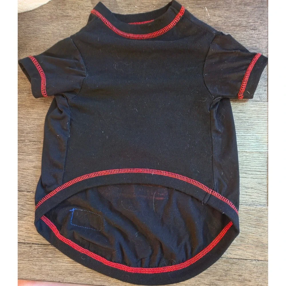 NFL Tampa Bay Buccaneers Dog Jersey Pet Shirt Black Red Football Gear